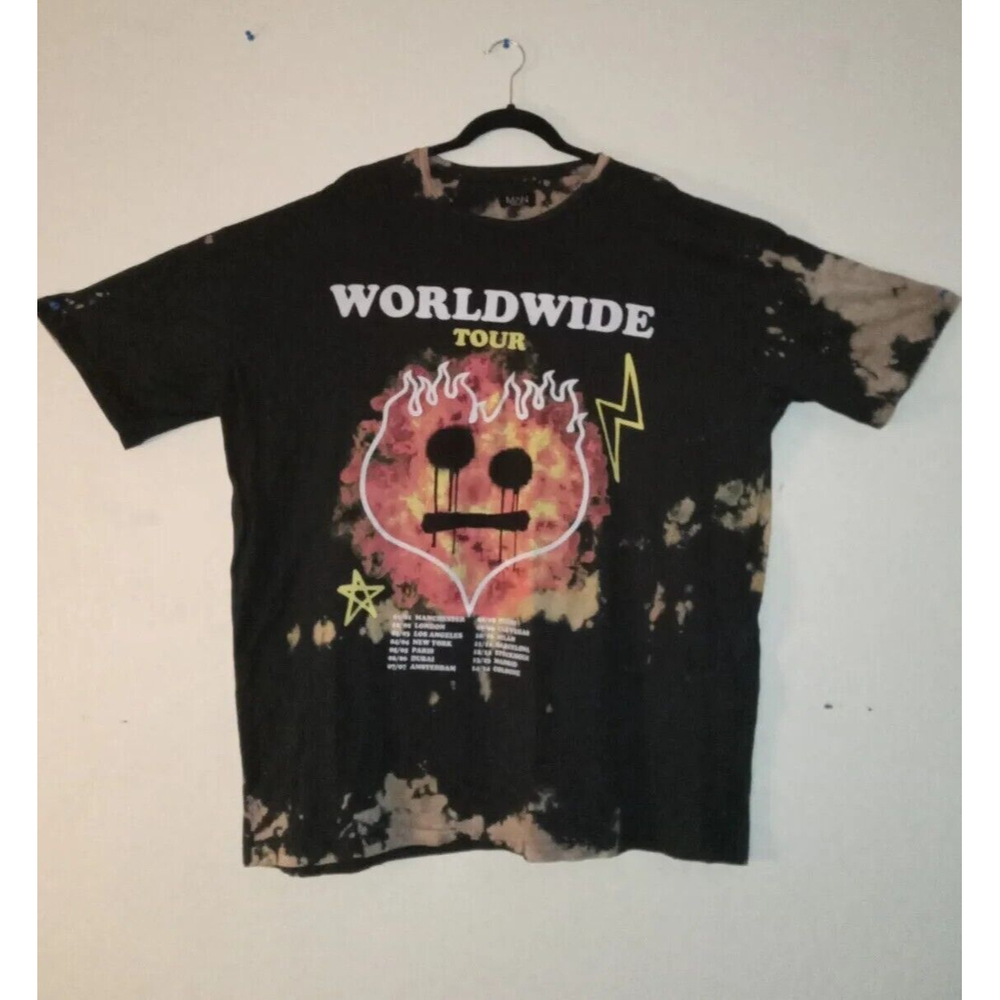 Boohoo Man Limited Edition Tour Tee Shirt 2021 Size L